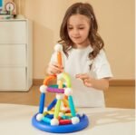 Rainbow Magnetic Building Sticks - 60 Pcs - Image 8